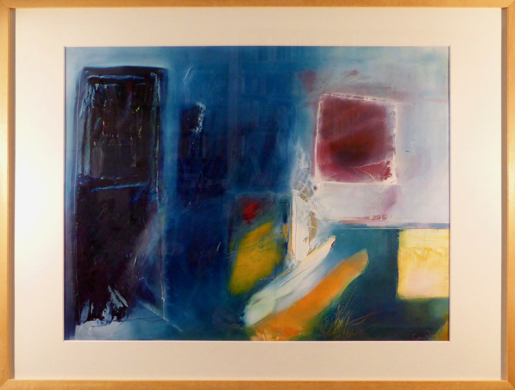 onbekende schilder, geen titel, gouache 1990 verkocht voor € 41!