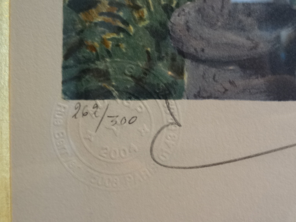 Magritte: Prachtige zeefdruk 'LE BOUQUET TOUT FAIT' met waterstempels  262/300 kopen? Bied vanaf 499!