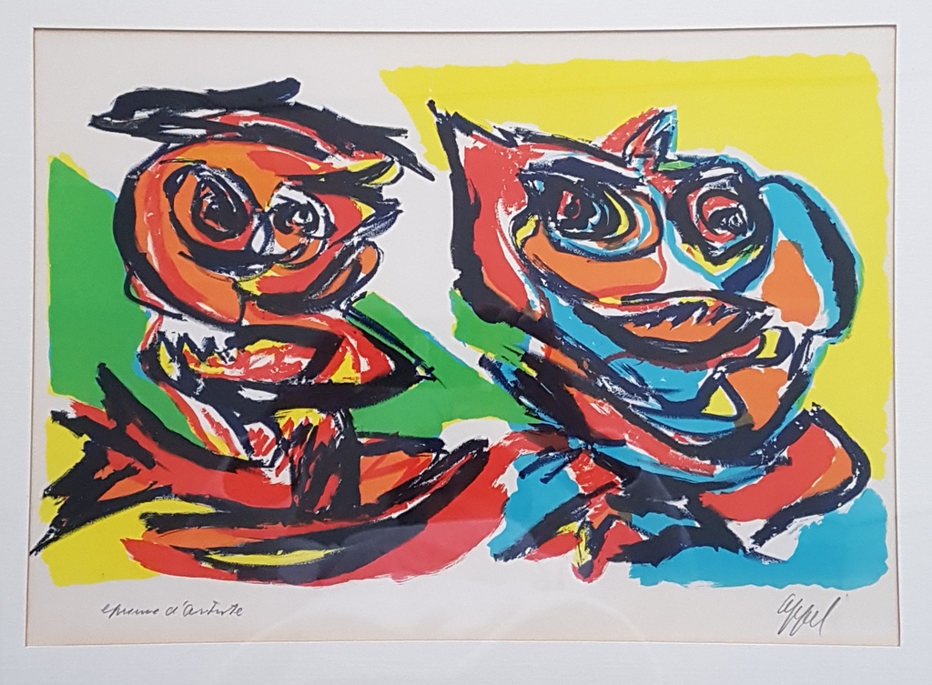Karel Appel - Epreuve D'artist   - Zeer zeldzame litho  kopen? Bied vanaf 1250!