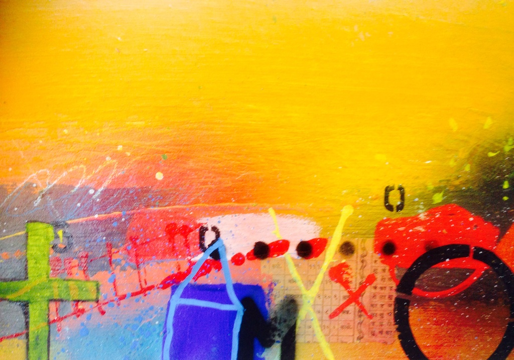 Theo koster , gemengde techniek , new morning .  kopen? Bied vanaf 1!