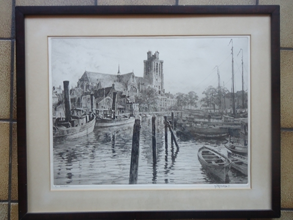 H.E. Roodenburg ( 1895 - 1987 ) - Dordrecht. kopen? Bied vanaf 45!