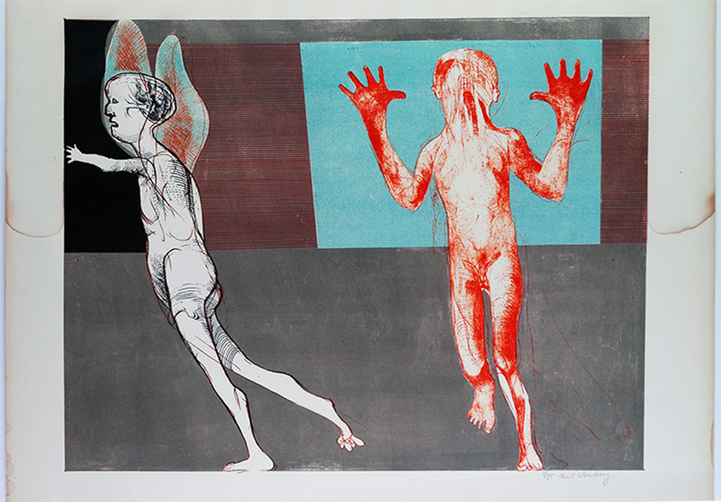 Aat Verhoog: Figuren - kleurenlitho kopen? Bied vanaf 35!