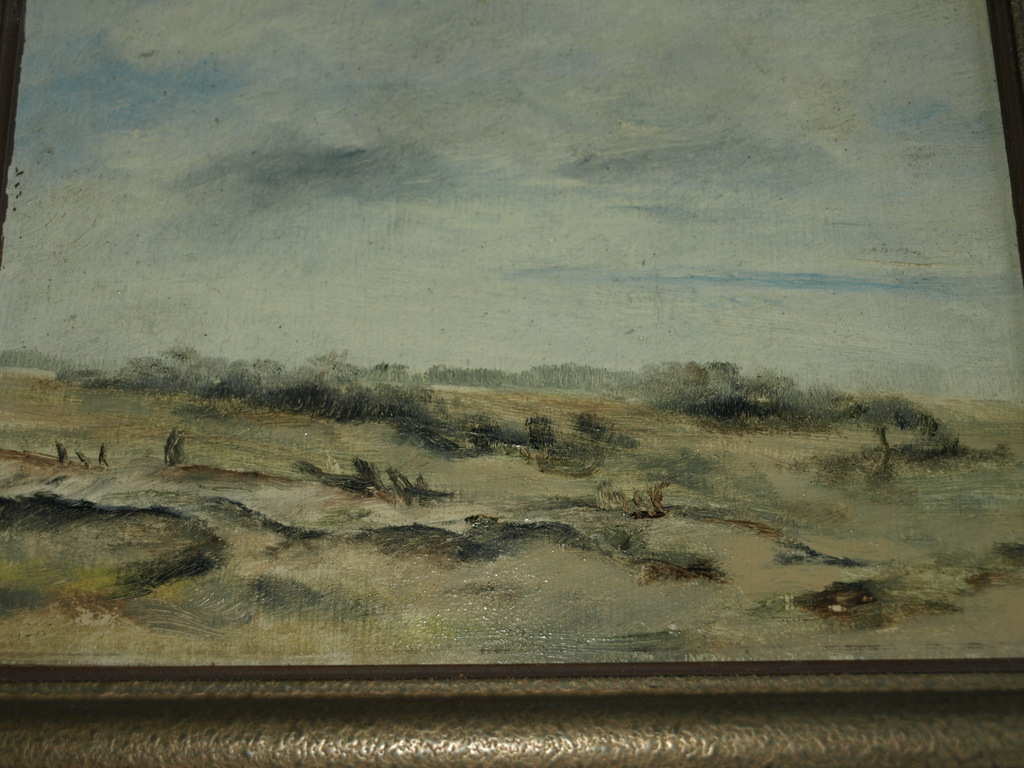 Simon Kok – Olieverf op paneel – Landschap – Ingelijst - ca 1970  kopen? Bied vanaf 1!