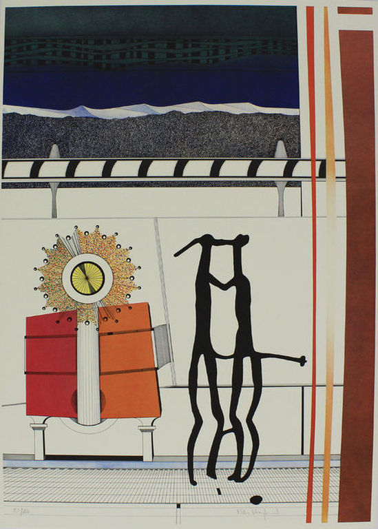 Nils Haglund: Kleuren-offsetlithografie, Möte kopen? Bied vanaf 10!