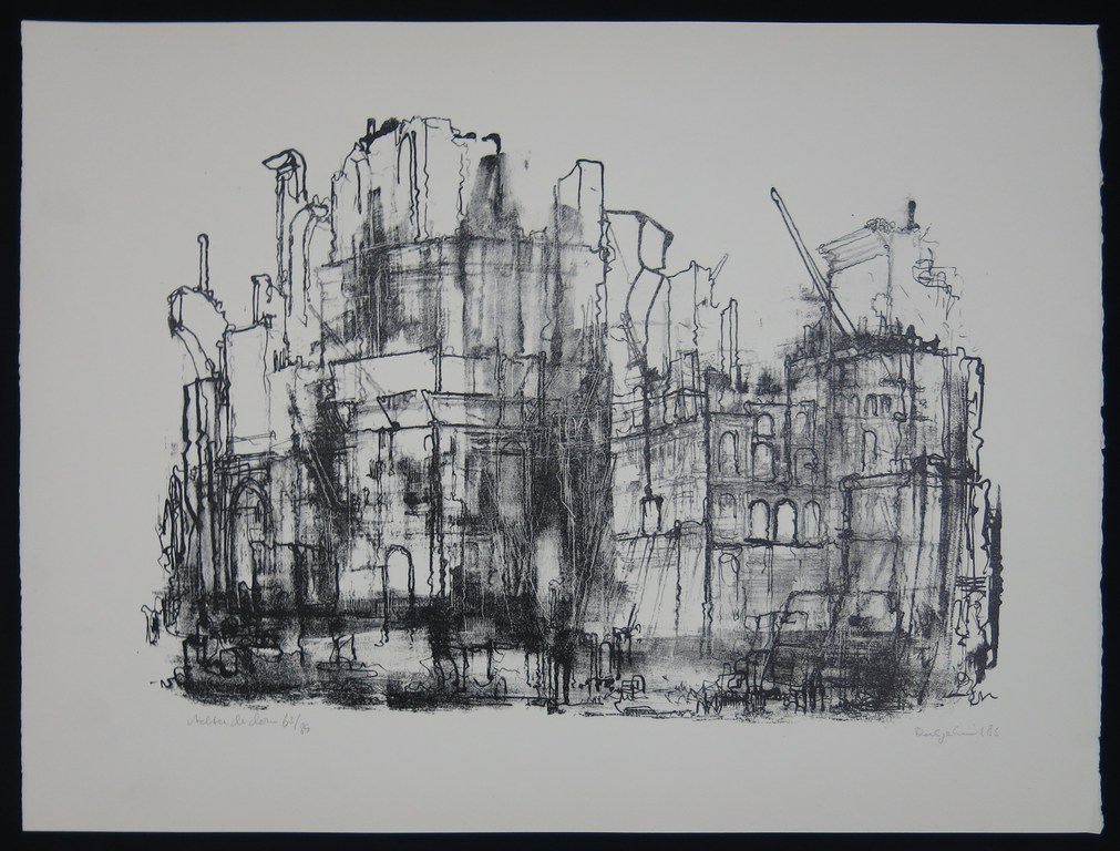 Dirkje Kuik: Litho, Achter de Dom kopen? Bied vanaf 50!