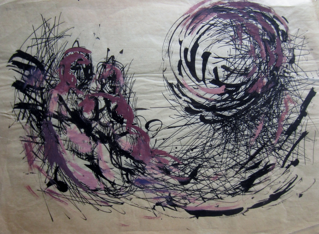 Kubistische stillevens - gouache/aquarel 7x - 1988 kopen? Bied vanaf 1!