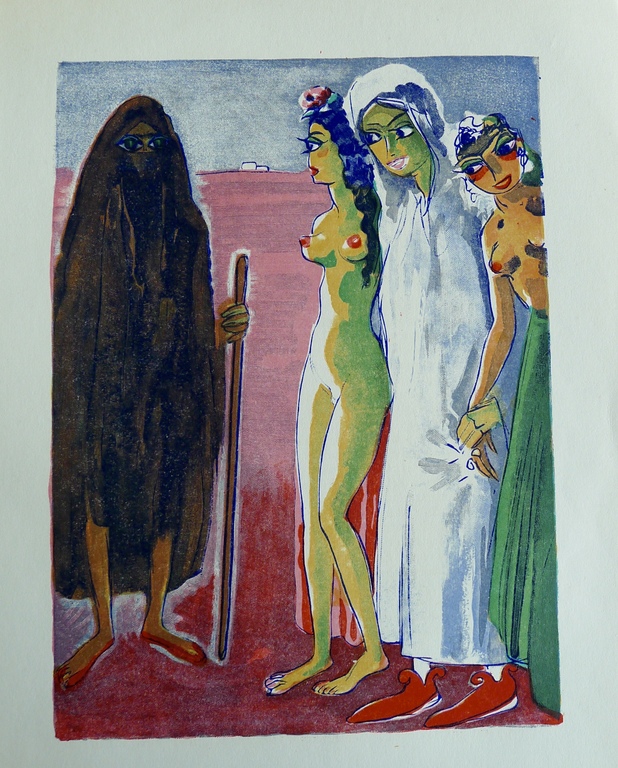 Kees van Dongen, Houtgravure,"Le Bedouin". kopen? Bied vanaf 1!