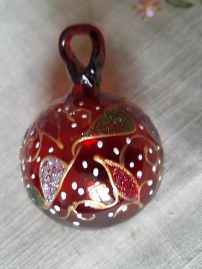 Israeel- mondgeblazen en handgeschilderd ball 94 kopen? Bied vanaf 5!