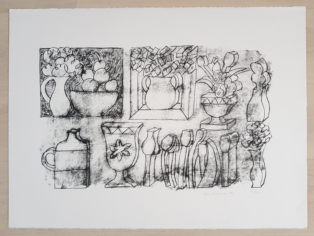 Kees Franse - Litho - Gesigneerd & Gedateerd kopen? Bied vanaf 35!