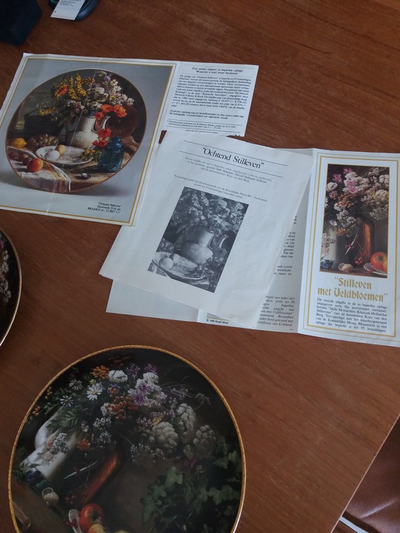 Sierbord Koninklijke MOSA Kees van den Berg - Ochtend Stilleven kopen? Bied vanaf 50!