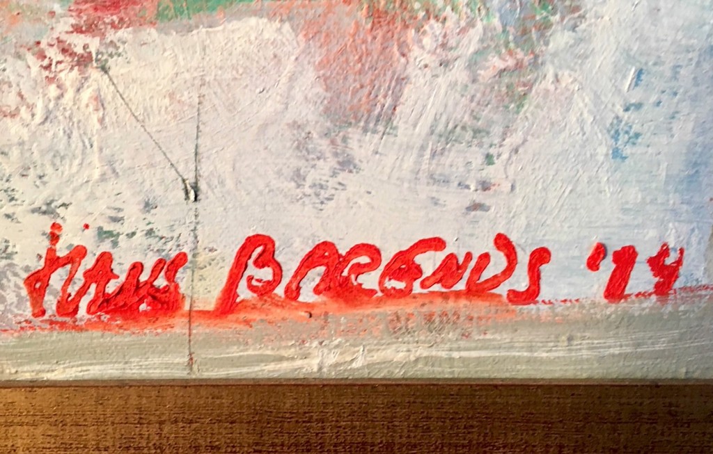 Hans Barends, Olieverfschilderij, Fleshcolered dunes kopen? Bied vanaf 3500!