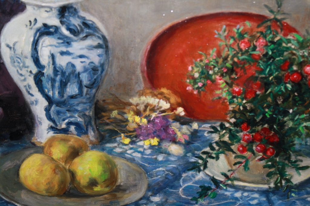 ME v REGTEREN ALTENA - STILLEVEN met ANTIEK DELFTSE VAAS - joffer kopen? Bied vanaf 190!