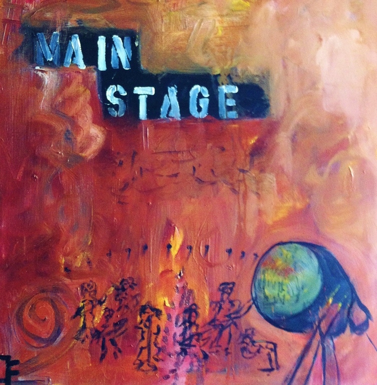 "Main Stage....".Oliev. op -3D canvas.!!!!! Laatste Kans !!!! zondag - 14:31 u. verkocht voor € 89!