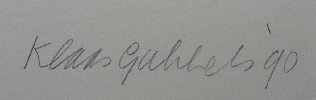 Klaas Gubbels - houtsnede - 1990 kopen? Bied vanaf 395!