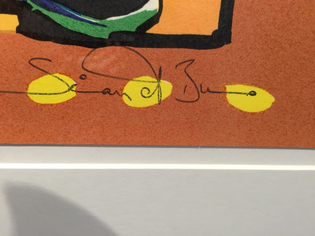 Simon & Bruno - C'est vrai - kleuren zeefdruk nr 43 - gesigneerd - oplage 160 kopen? Bied vanaf 1!