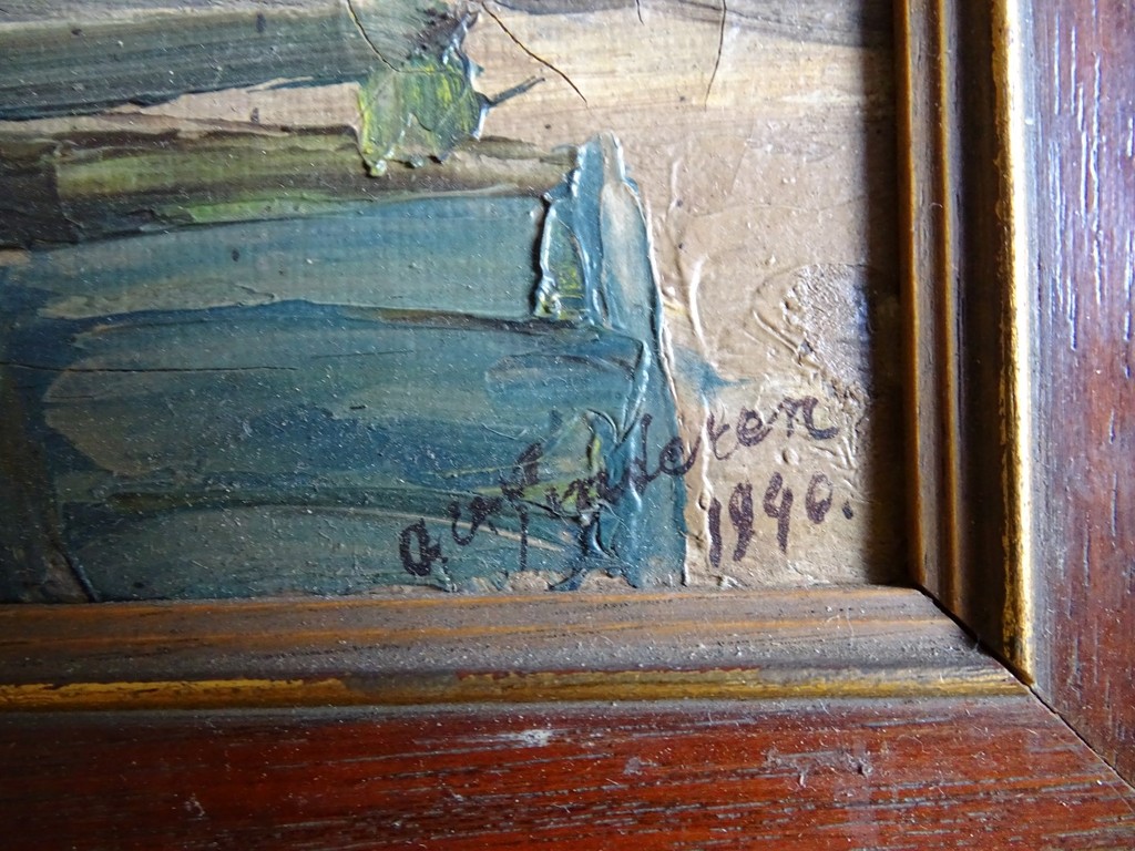 Onduidelijk, olieverf op doek, zonder titel kopen? Bied vanaf 1!