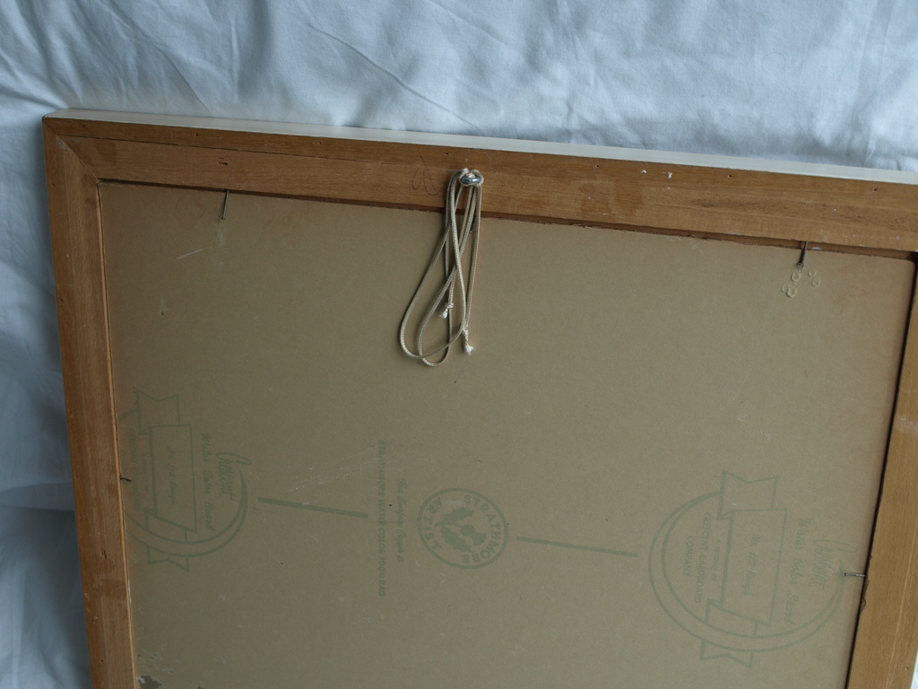 Onbekende kunstenaar : Olieverf op karton, Berglandschap – ingelijst  kopen? Bied vanaf 1!