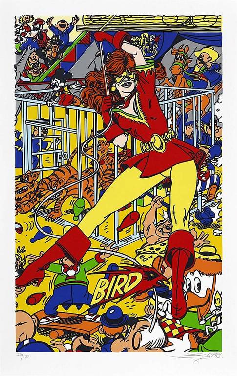 Erro: Zeefdruk, La femme fatale verkocht voor € 200!