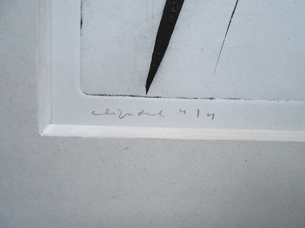 Zoltin Peeter - grote ets, 1983 (ingelijst) kopen? Bied vanaf 100!