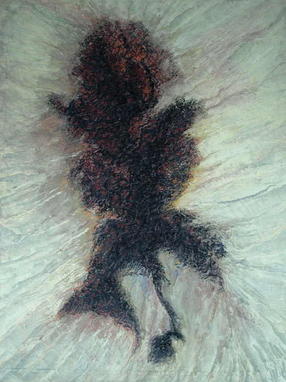 Johannes Rijnders ( B.Jorin) : olieverf op linnen, Abstract Beest – Gesigneerd  kopen? Bied vanaf 100!