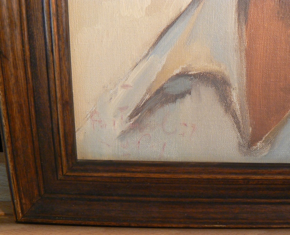 Willem Jilts Pol (1905-1988)  --  Zigeunerportret  --  olieverf op doek kopen? Bied vanaf 60!