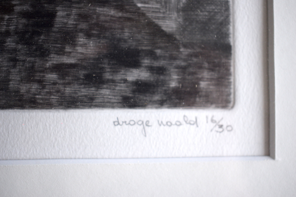 Olivier Julia: Droge Naald, Ingelijst, Lijnbaansgracht, Amsterdam kopen? Bied vanaf 89!