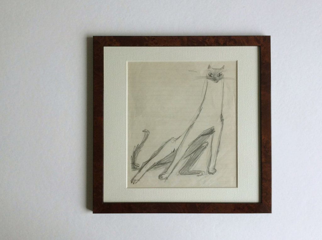 Irene Joffroy - Irene Joffroy - de kat - tekening kopen? Bied vanaf 25!