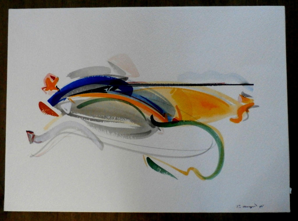 Peter van Drumpt - gouache - 1994 kopen? Bied vanaf 50!