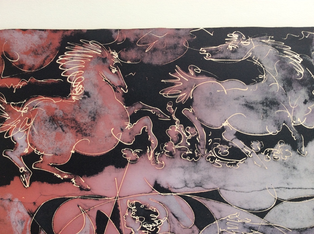 Hans Erni, lithografie, 1972 verkocht voor € 205!