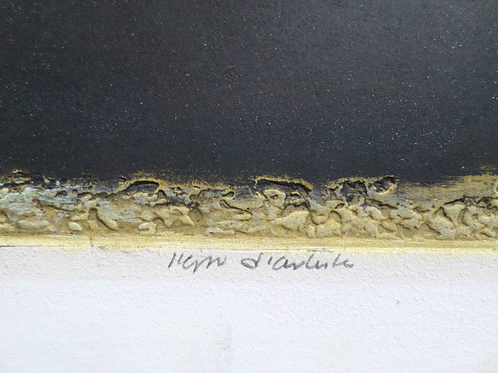 Ru van Rossem - Wandeling door de St. Marco, aquatint ets met reliëfdruk kopen? Bied vanaf 175!