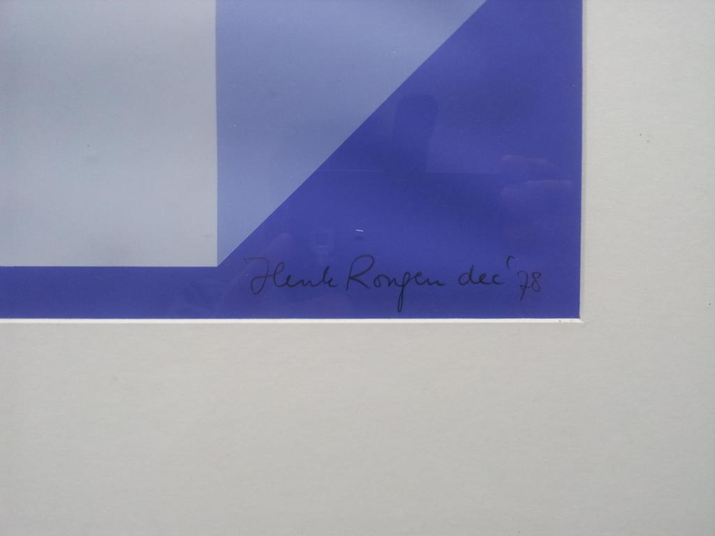 Henk Rongen Gesigneerde Zeefdruk Introvert Ingelijst Oplage 238 kopen? Bied vanaf 1!