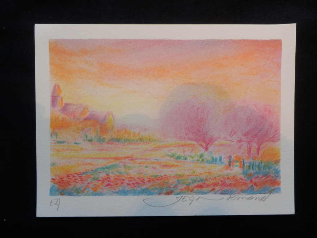 JEAN FERNAND  Kleurenlitho ,,PROVENCE II  Handgesigneerd kopen? Bied vanaf 15!