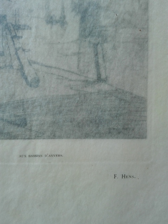 Frans Hens, Ets, Cour du bassin au bois Anvers kopen? Bied vanaf 1!