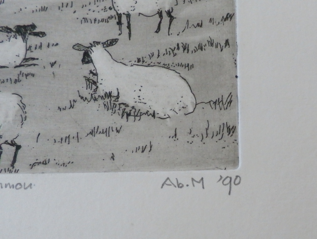 Ab M. - ets op nieuwjaarskaart: op de Bircher Common kopen? Bied vanaf 1!