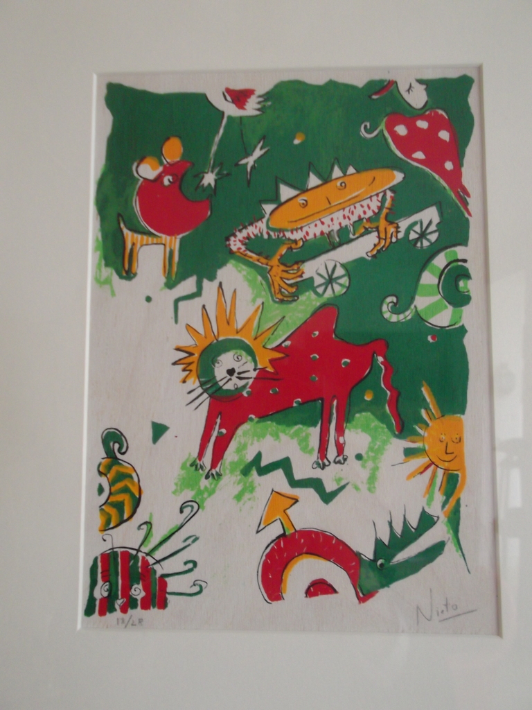 Angeles Nieto (Madrid, 1983) Zonder titel , print op houten paneel, ingelijst kopen? Bied vanaf 50!