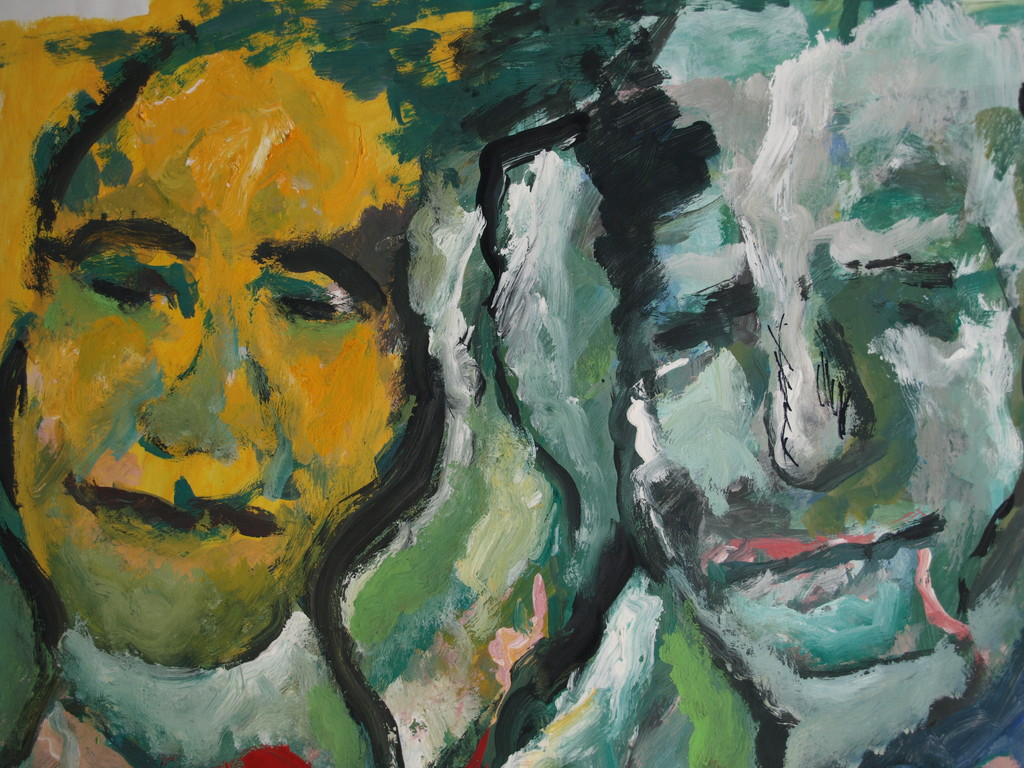 Anina Margiono – Acrylverf – Portretten – Gesigneerd  kopen? Bied vanaf 35!