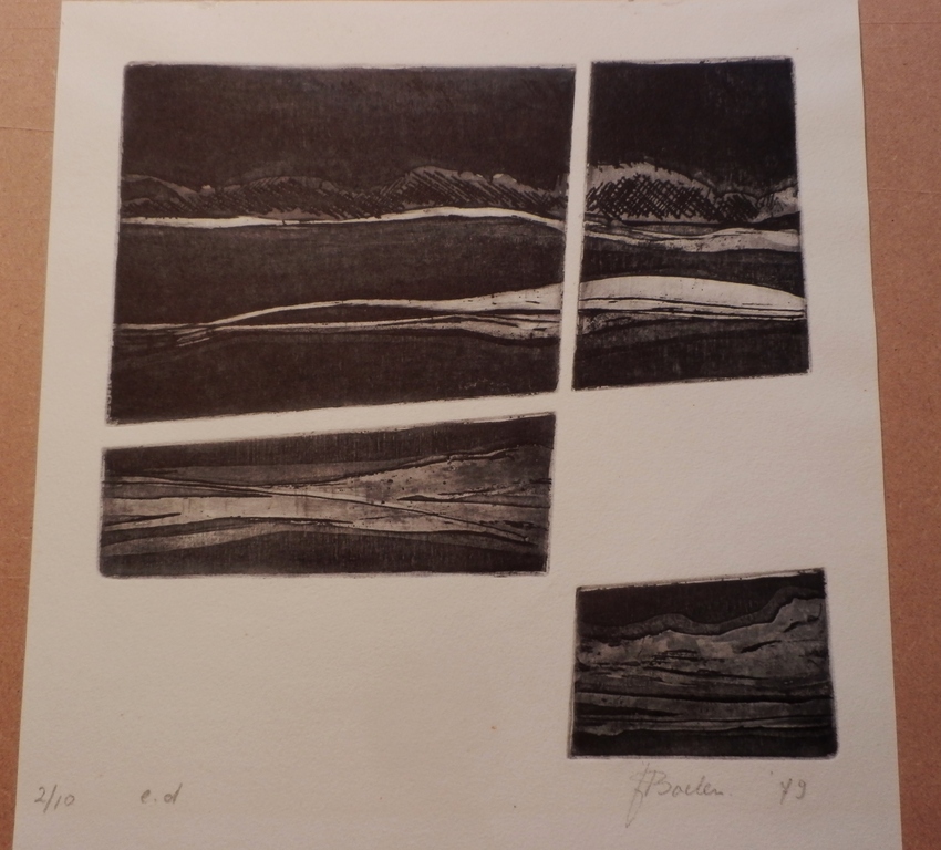 JFM BOELEN    Ets    VERSCHOVEN LANDSCHAP   Handgesigneerd uit 1979 kopen? Bied vanaf 1!