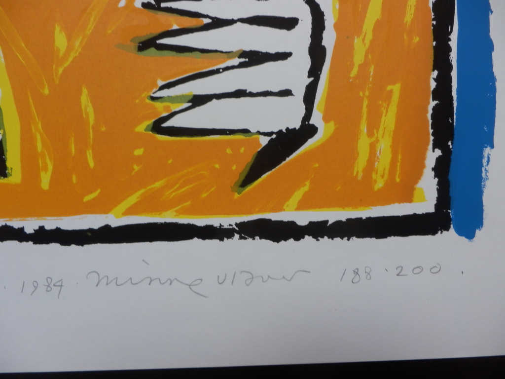 MINNE VIJVER  Kleurenzeefdruk  SCHRIKKELPRENT uit 1984 kopen? Bied vanaf 35!