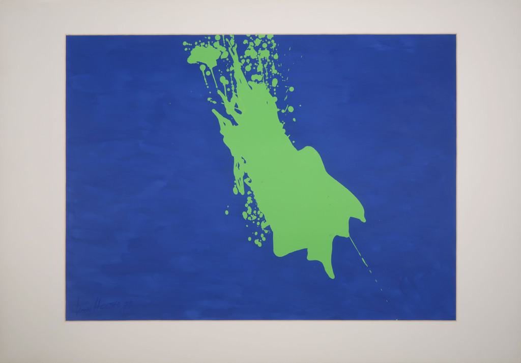 Jan van Holthe: Acryl op papier, Merde 23 kopen? Bied vanaf 1!
