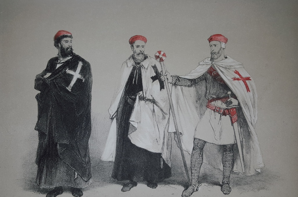 Charles Rochussen (1814-1894) - kleurenlitho - Johanniet, Mariaan en Tempelier kopen? Bied vanaf 19!