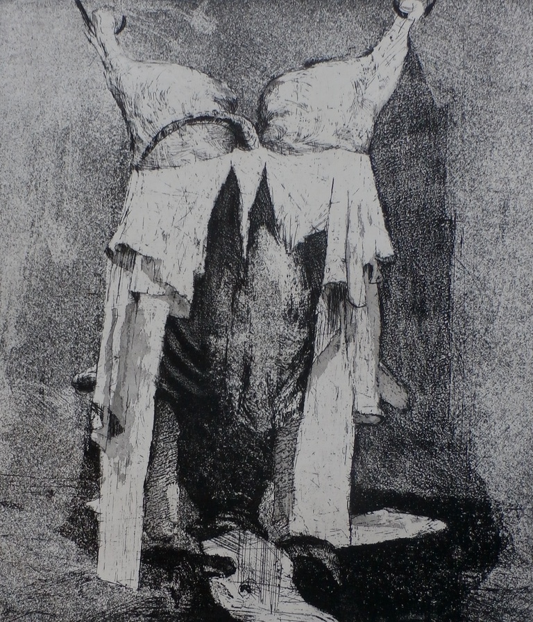 Henk Huig - Ets  verkocht voor € 55!