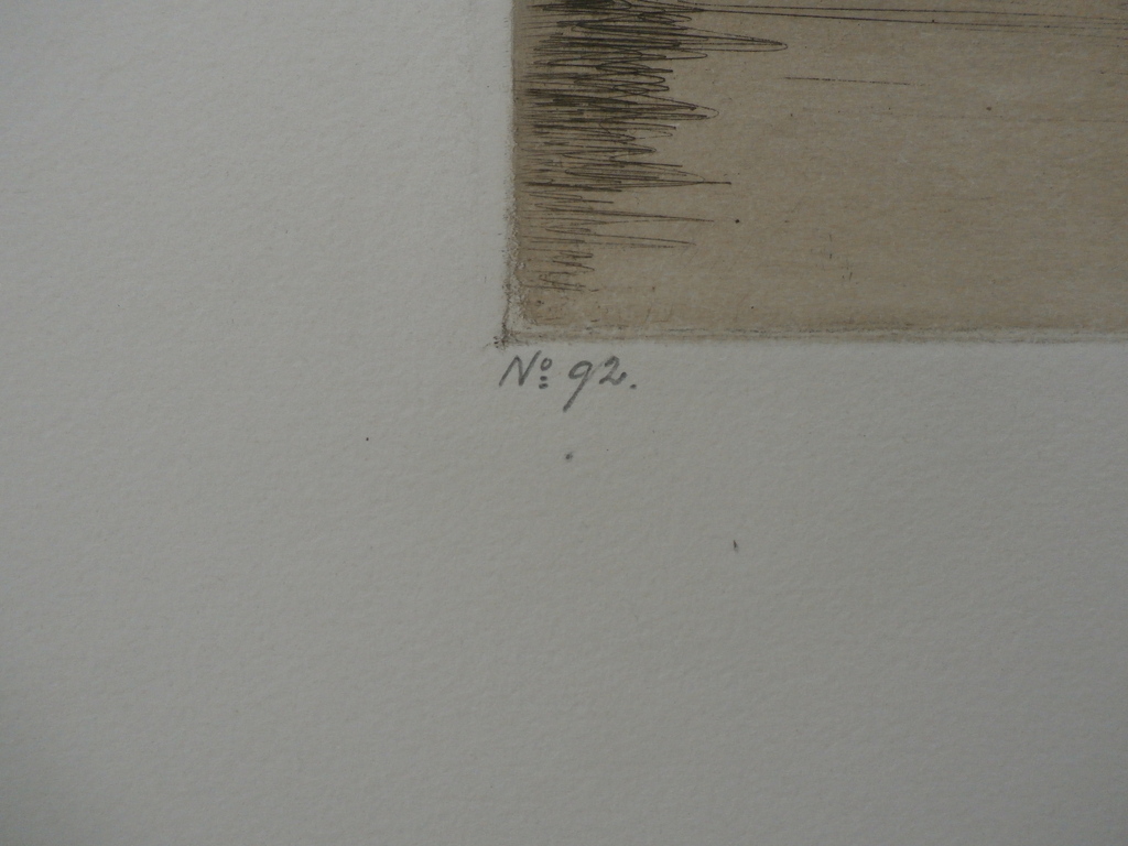 Willem Witsen - ets: Damrak 2 - 1905/1906 kopen? Bied vanaf 395!