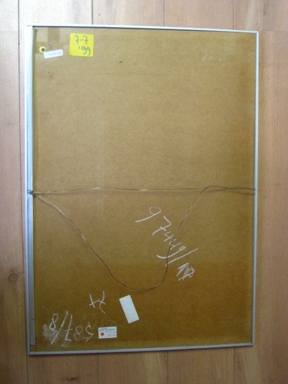 Geëngageerde Kunst Foto/Aquarel "Achter de rug" Alex Lichtveld Amsterdam 1977 kopen? Bied vanaf 1!