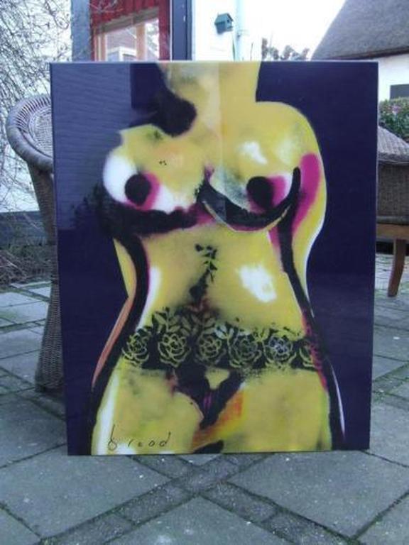 Herman Brood Titel NAAKT in (in epoxy gegoten) Subliem Originele oplage. kopen? Bied vanaf 475!