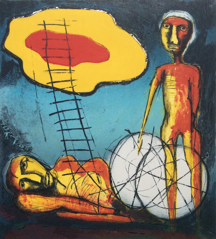 Hans Heijman - Het Verlangen - grote kleurenets, kleine oplage, 1996 verkocht voor € 60!