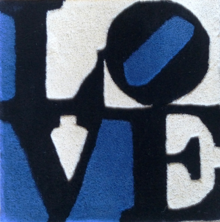 Robert Indiana, tapijt: Estonian Love, 2006 kopen? Bied vanaf 60!