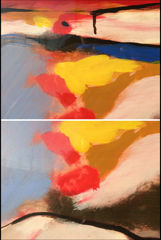 Willem Snitker: zonder titel (acryl op papier, 1978) - ingelijst kopen? Bied vanaf 125!