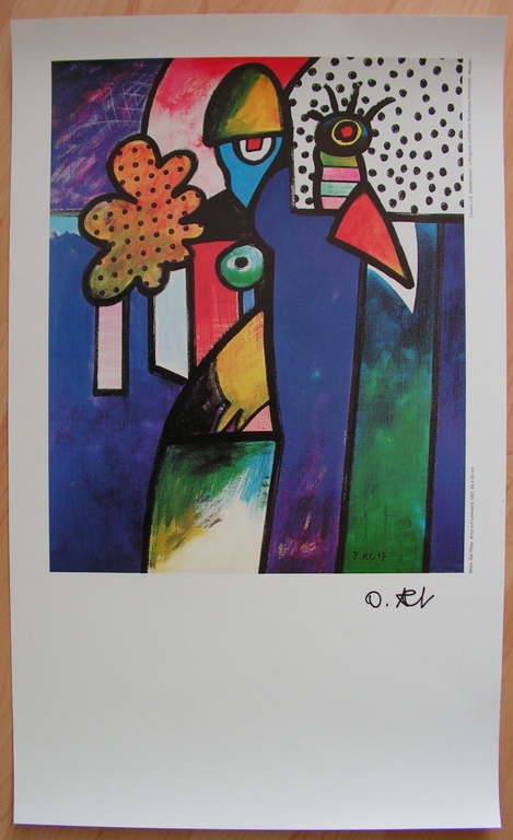 Otmar Alt - lithografie - der Ritter - 1997 - gesigneerd kopen? Bied vanaf 1!