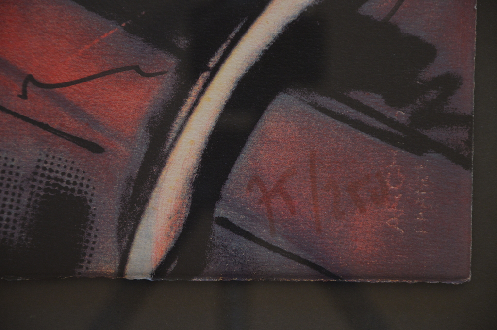 Herman Brood: Kunstdruk, Zelfportret in New Yorkse metro, 1989 kopen? Bied vanaf 250!