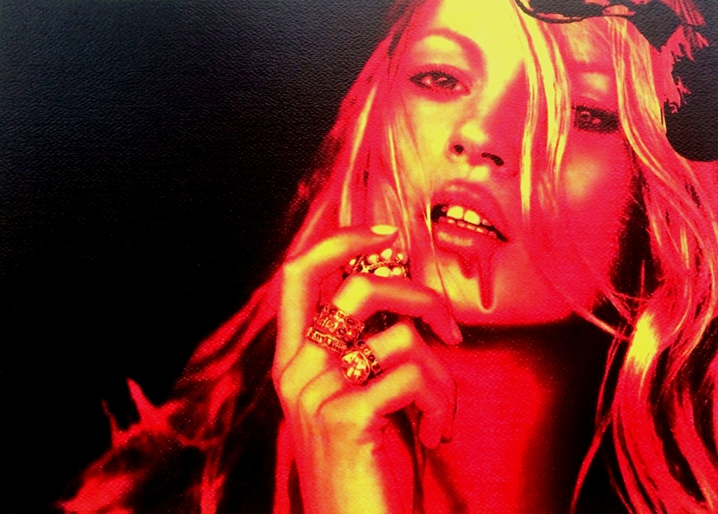 DEATH NYC - "Kate Moss F"- n° A/P - Signed with COA (Edition Artist Proof) kopen? Bied vanaf 1!
